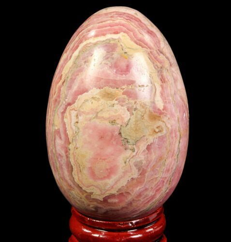 Polished Rhodochrosite Egg - Argentina #79243